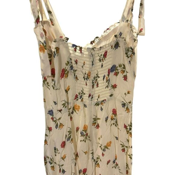 New Reformation Nikita Noemi Floral Georgette Midi Dress 2 - Picture 6 of 8